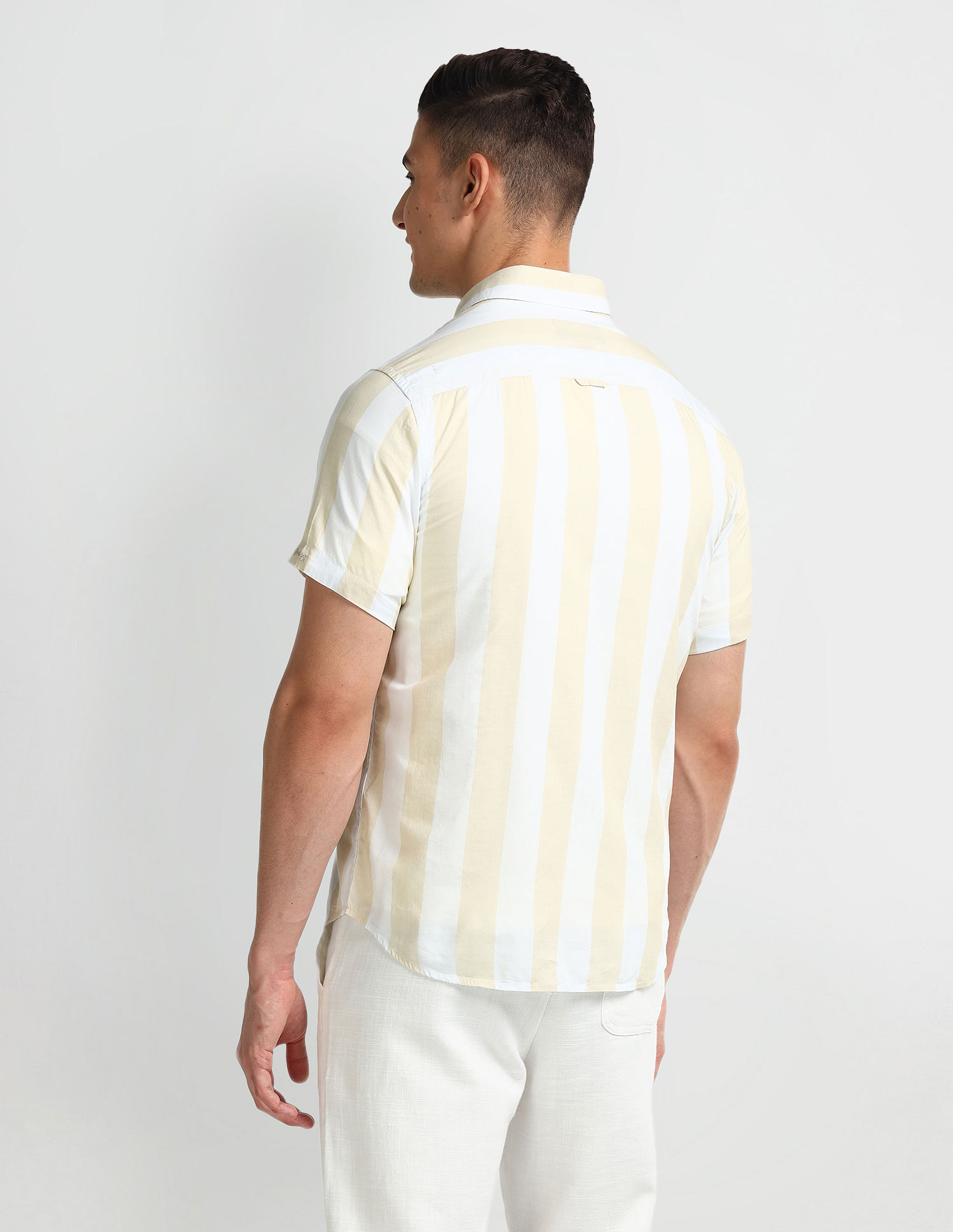 U.S. Polo Assn. Denim Co. Vertical Stripe Slim fit Shirt
