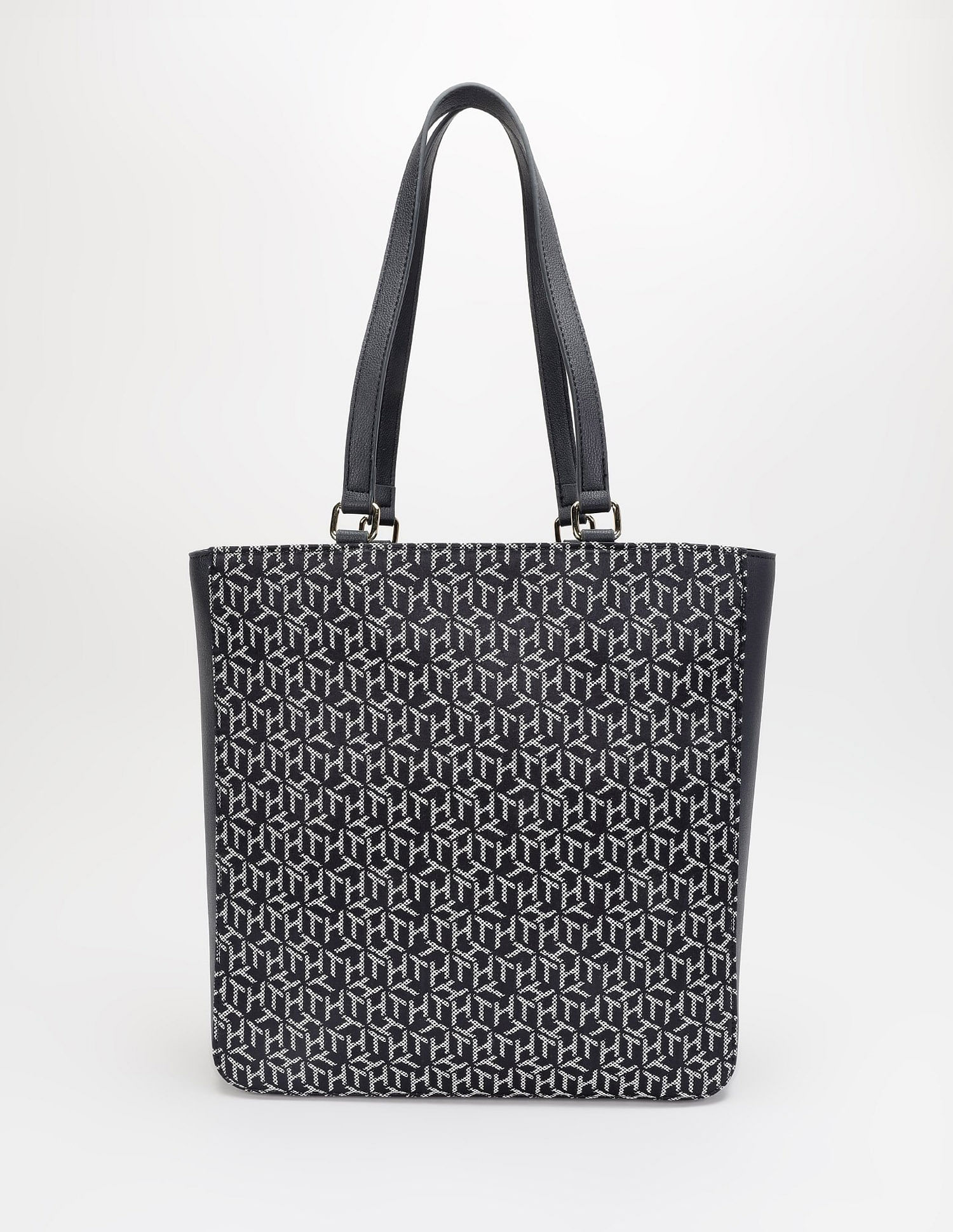 Tommy Hilfiger Logo Blue Polyester Tote Bag