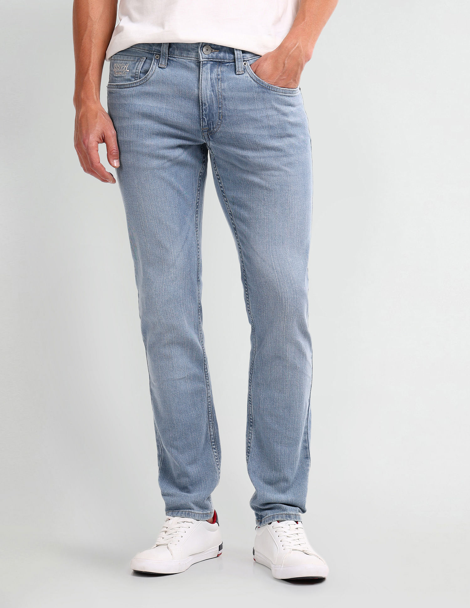 U.S. Polo Assn. Denim Co. Brandon Slim Tapered Blue Jeans