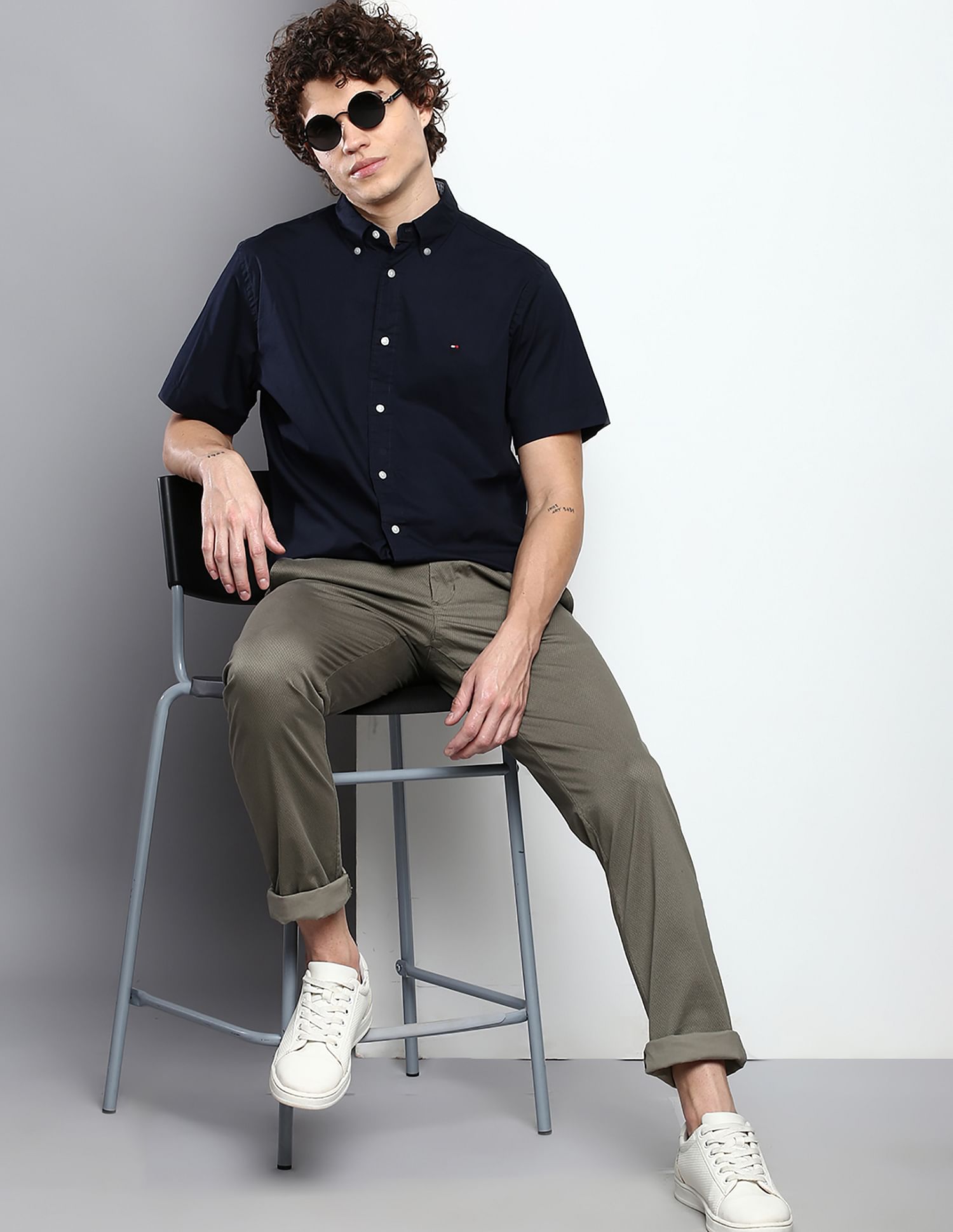 Tommy Hilfiger Textured Bleecker Casual Trousers