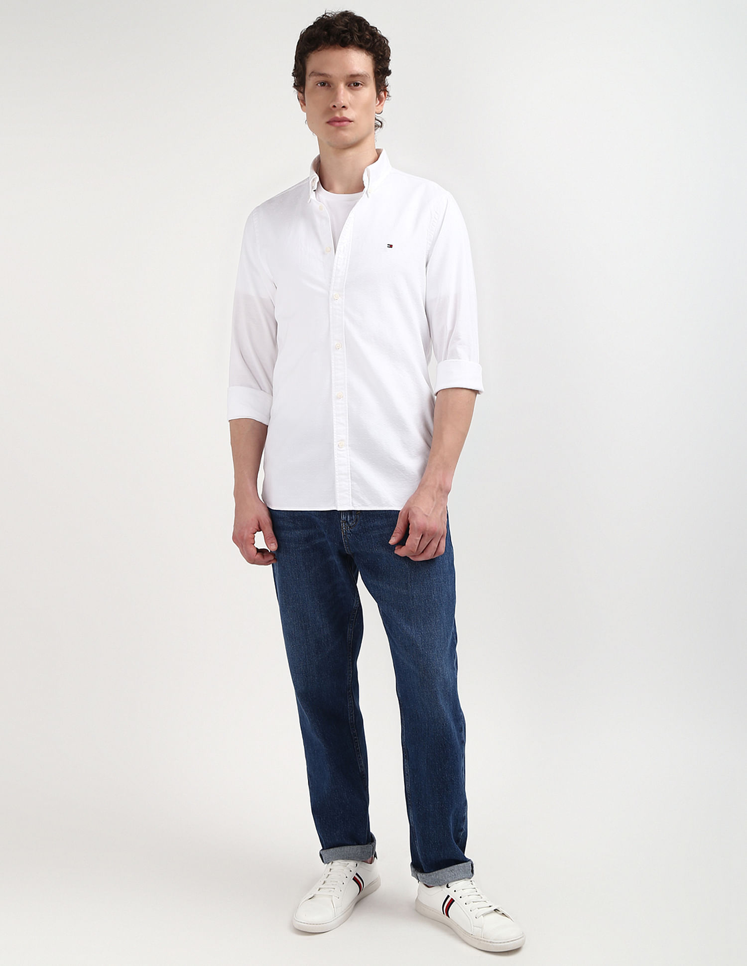 Tommy Hilfiger Oxford Dobby Slim Fit Shirt