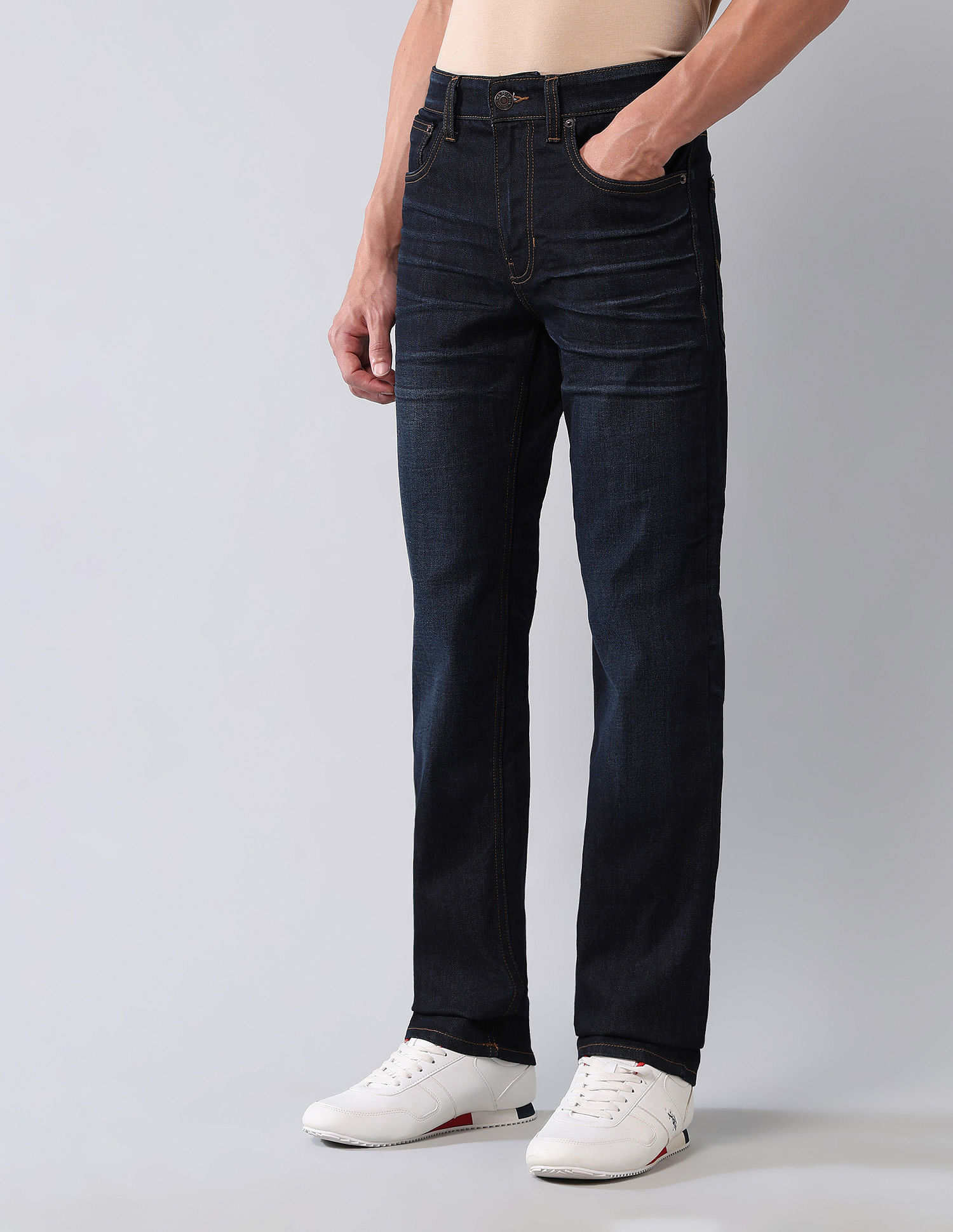 U.S. Polo Assn. Denim Co. Harold Slim Straight Fit Ultra Soft Jeans