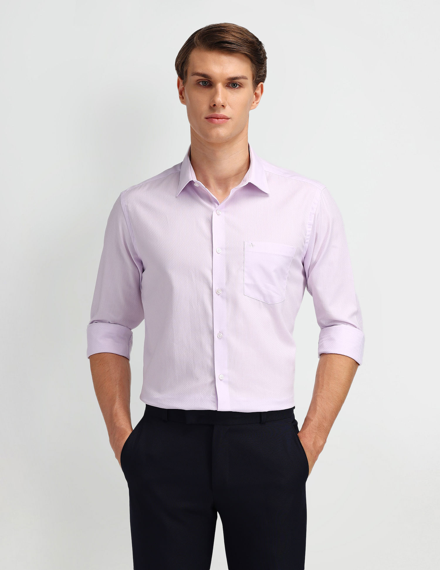 Arrow Textured Cotton Shirt