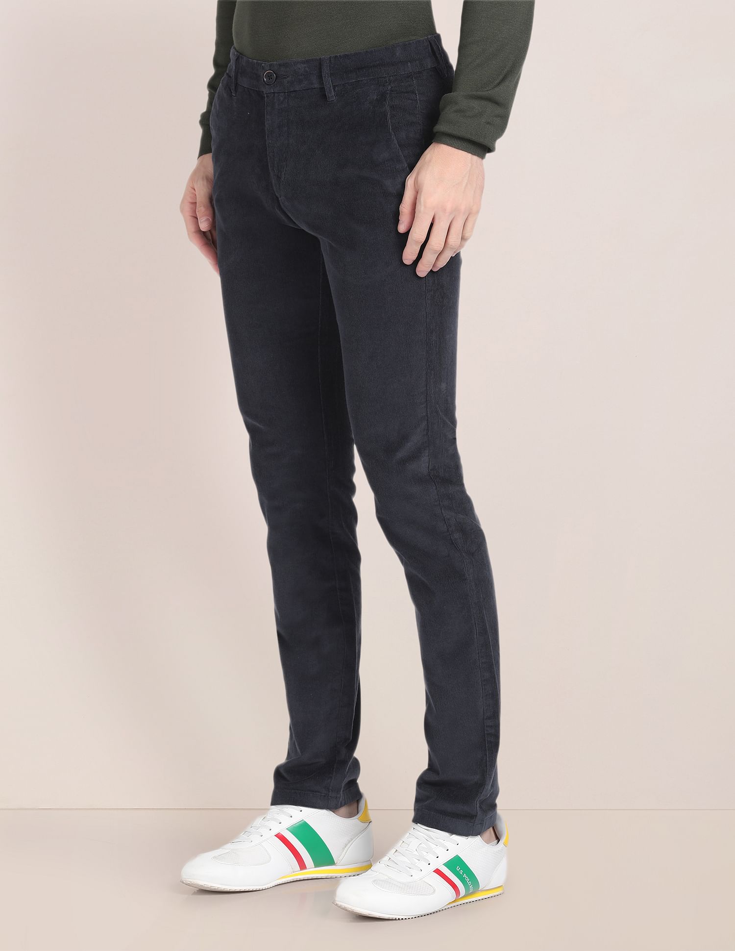 U.S. Polo Assn. Denver Slim Fit Corduroy Trousers