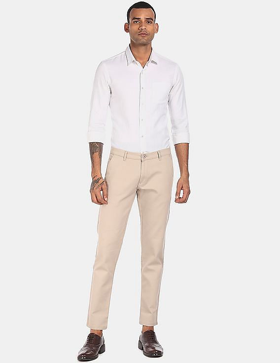 beige casual trousers