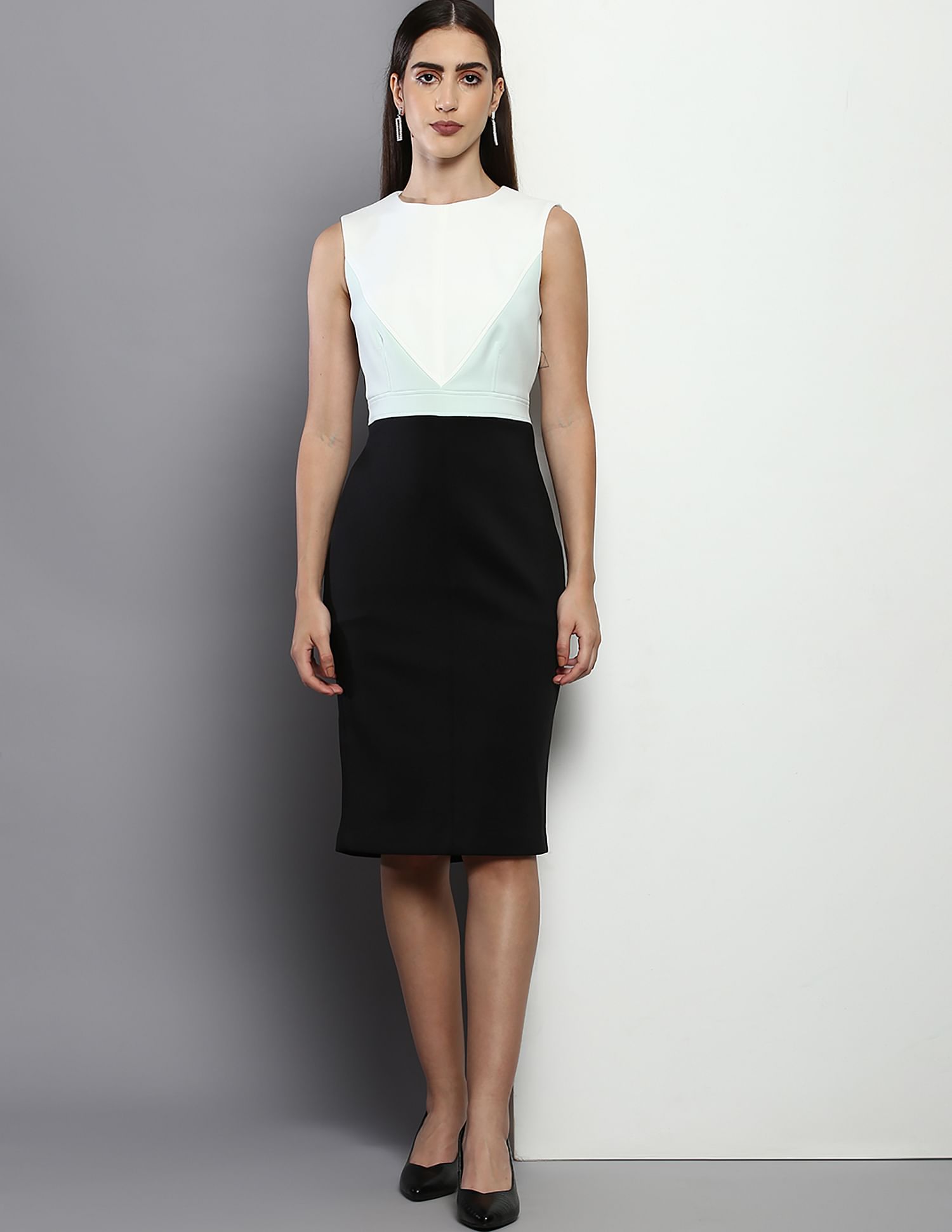 Buy Calvin Klein Colour Block Bodycon Dress NNNOW