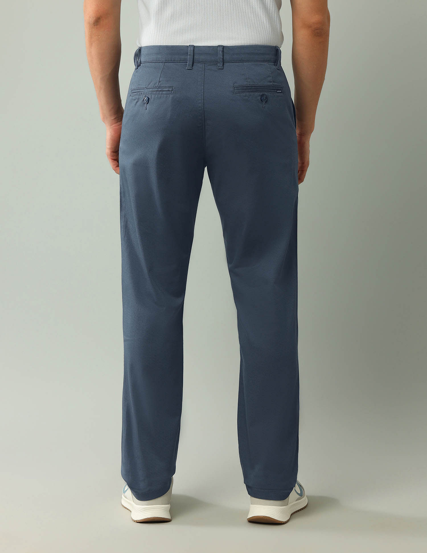 Arrow Sport Mid Rise Regular Fit Trousers