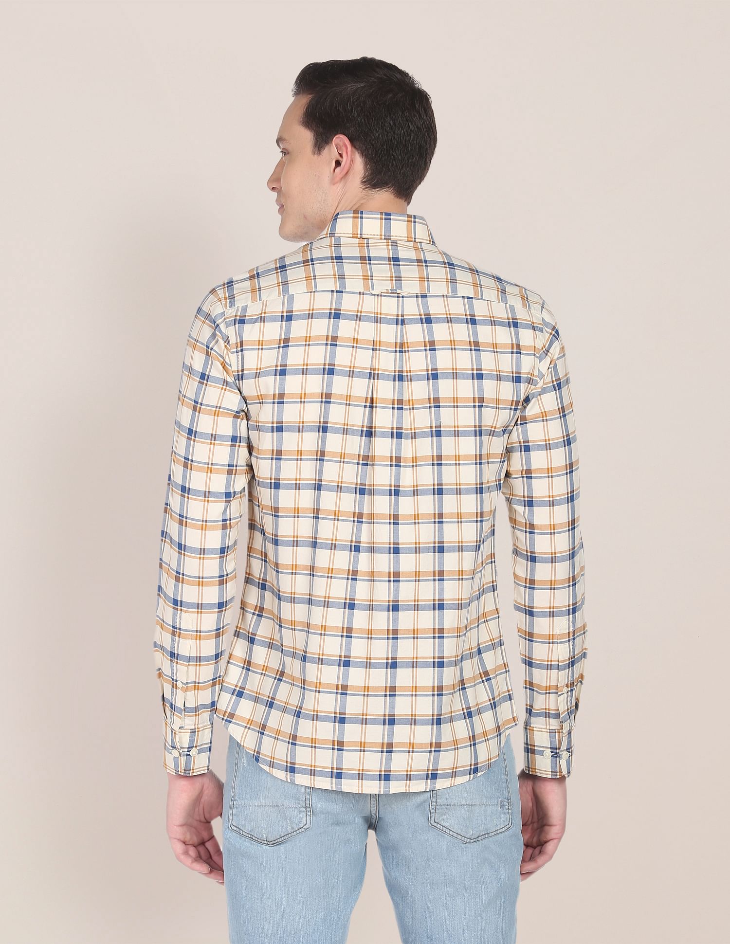 U.S. Polo Assn. Tartan Check Tailored Regular Fit Casual Shirt