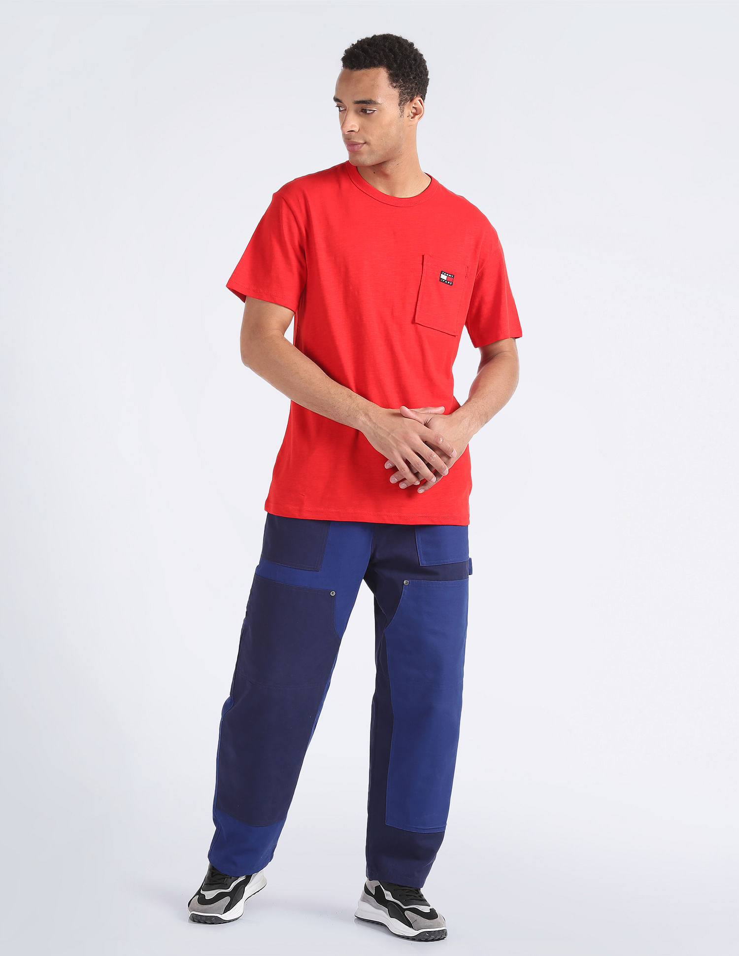 Tommy Hilfiger Transitional Cotton Logo Badge Pocket T-Shirt