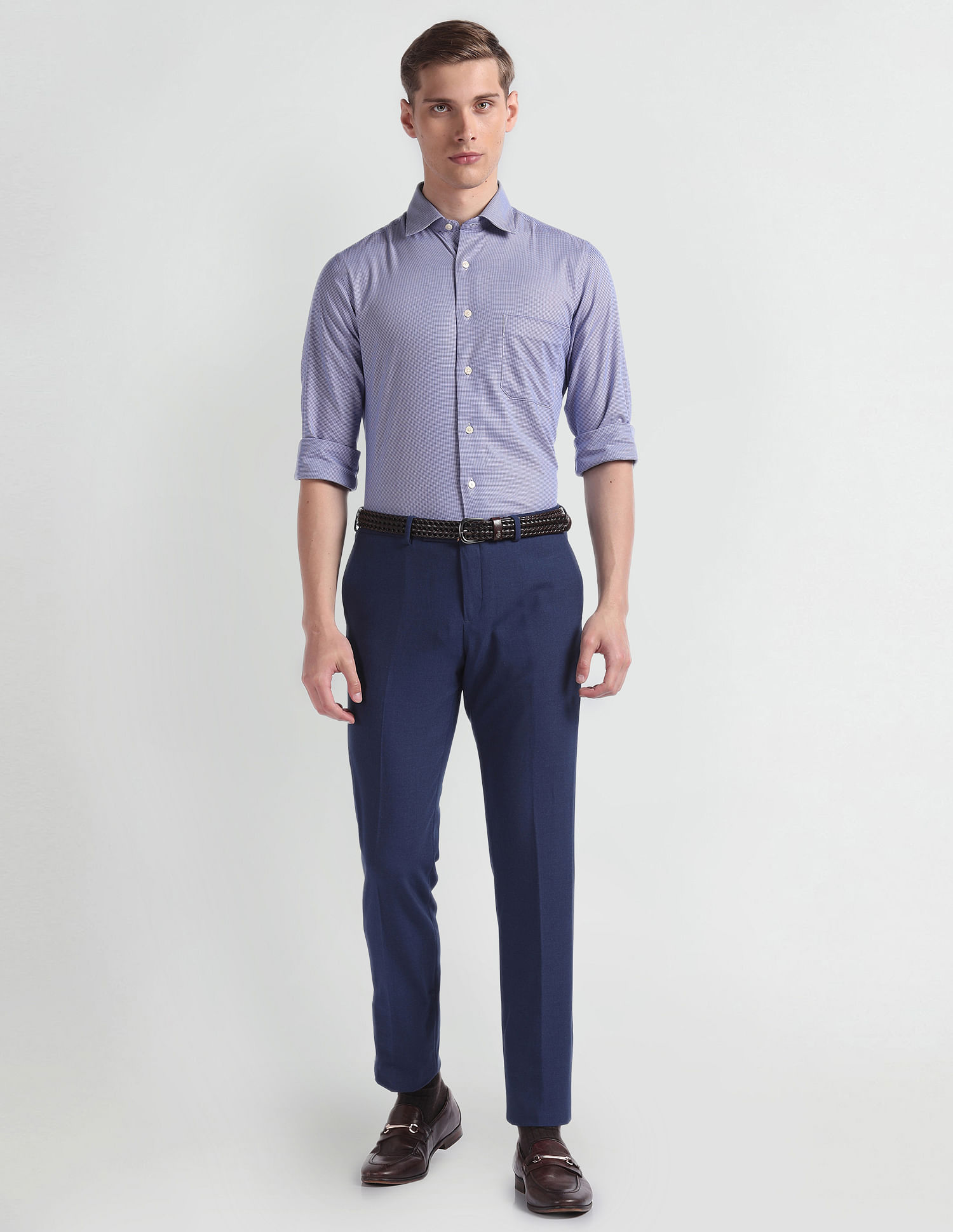 Arrow Houndstooth Regular Fit Shirt