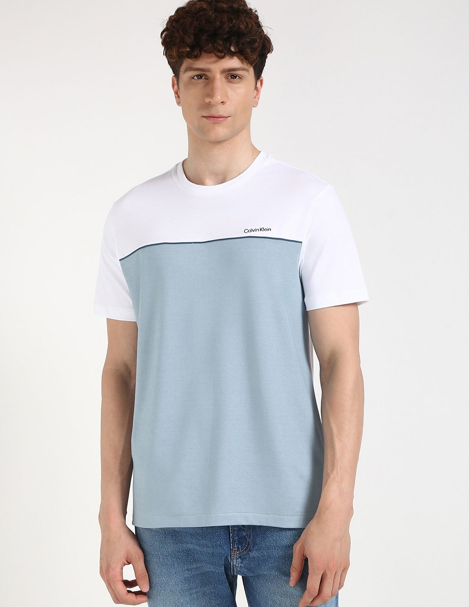 Calvin Klein Jeans Mens Regular All-Over Printed T-Shirt