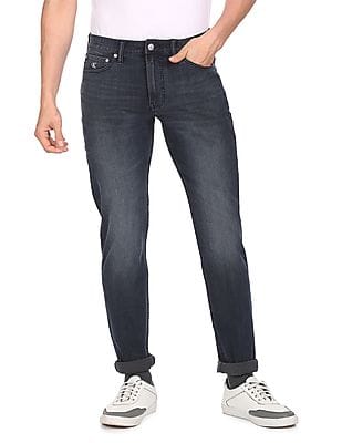 Buy Calvin Klein Jeans Men Blue Body Slim Fit Washed Jeans - NNNOW.com