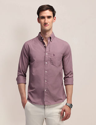 U S Polo Assn Tailored Fit Cotton Shirt