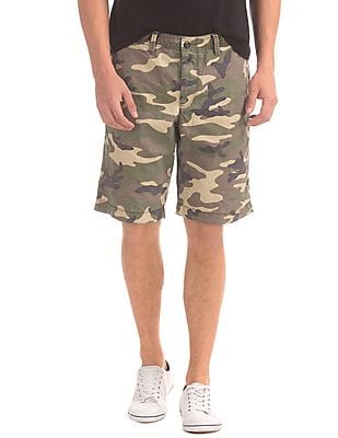 Buy GAP Men Men Green Ripstop Camo Shorts - NNNOW.com