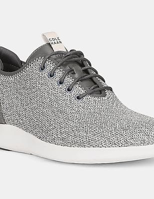 Buy Cole Haan Grey Grand Plus Essex Distance Knit Oxford  display picture 1