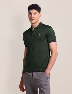 U S Polo Assn Geometric Print Slim Fit Polo Shirt