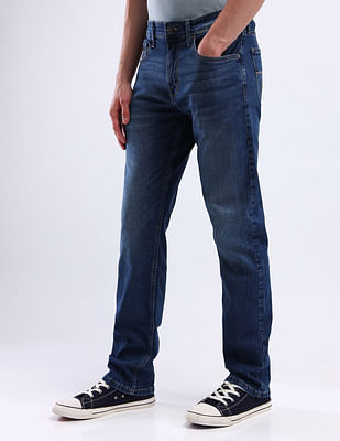 Flying Machine F-Jango Straight Fit Washed Jeans