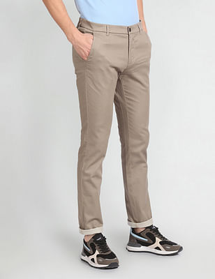 Arrow Sports Bronson Slim Fit Geometric Chinos