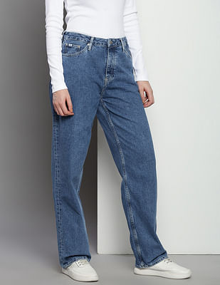 Calvin Klein Jeans 90'S Straight Mid Rise Jeans