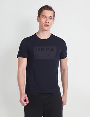 Uspa Active Brand Print Stretch Active T-Shirt