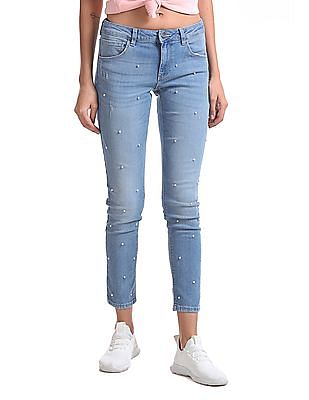 embellished jeans cheap