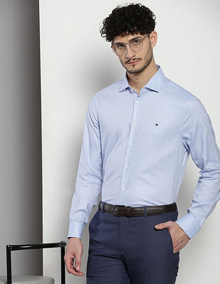 Tommy Hilfiger Slim Fit Dobby Formal Shirt