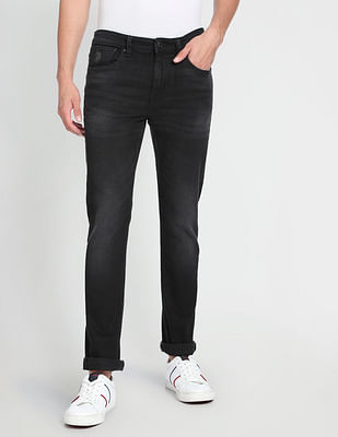 U S Polo Assn Denim Co Regallo Skinny Fit Black Jeans