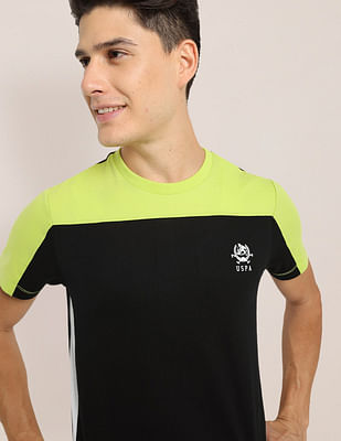 U S Polo Assn Colour Block Active T-Shirt