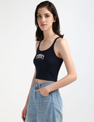 Buy Tommy Hilfiger Crop Varsity Tank Top - NNNOW.com
