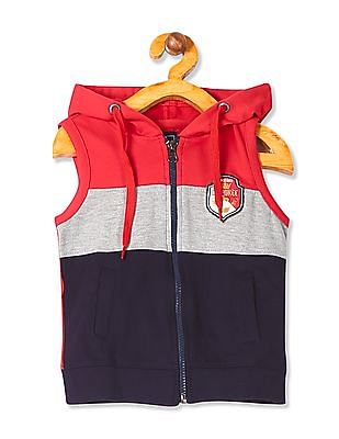 boys red hooded sweatshirt