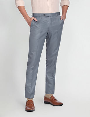 Arrow Solid Twill Formal Trousers