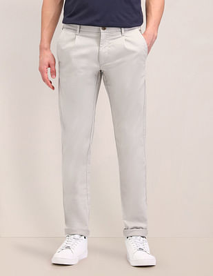 U S Polo Assn Austin Slim Fit Solid Trousers