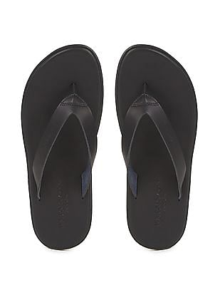 U S Polo Assn V-Strap Solid Flip Flops