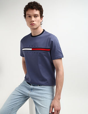 Tommy Hilfiger Brand Taped Cotton Tino T-Shirt