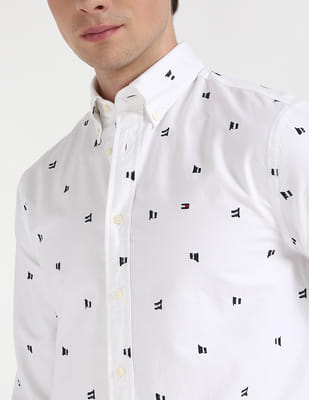 Buy Tommy Hilfiger White Men's Shirt for Formal Occasions - NNNOW.com