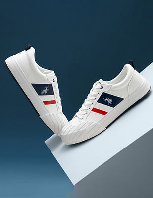 U S Polo Assn Men Brand Stripe Aart Sneakers