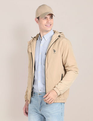 U S Polo Assn Lightweight Hooded Jacket