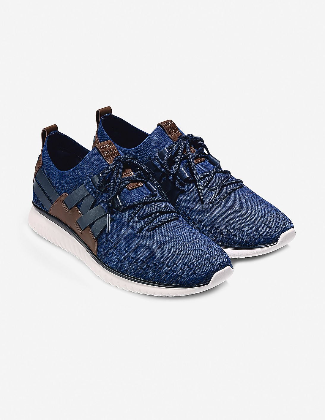 Cole Haan Grandmotion Stitchlite Blue Athletic Casual Tennis Shoe Sneaker Men 13 Cole Haan Grand Motion Stitchlite Woven Navy Sneaker Men main image 3