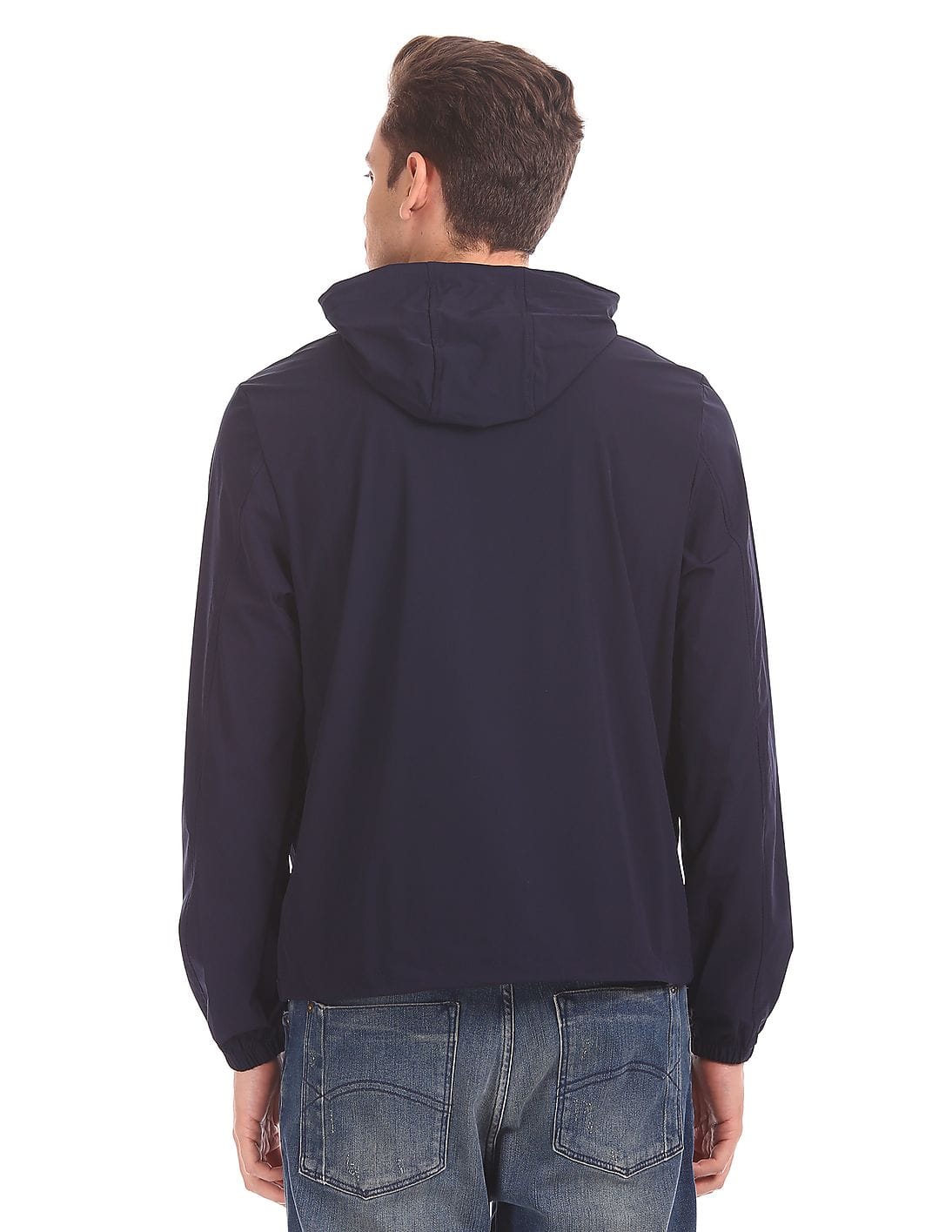 Buy Ed Hardy Men Men Blue Brand Print Sweat Jacket - NNNOW.com