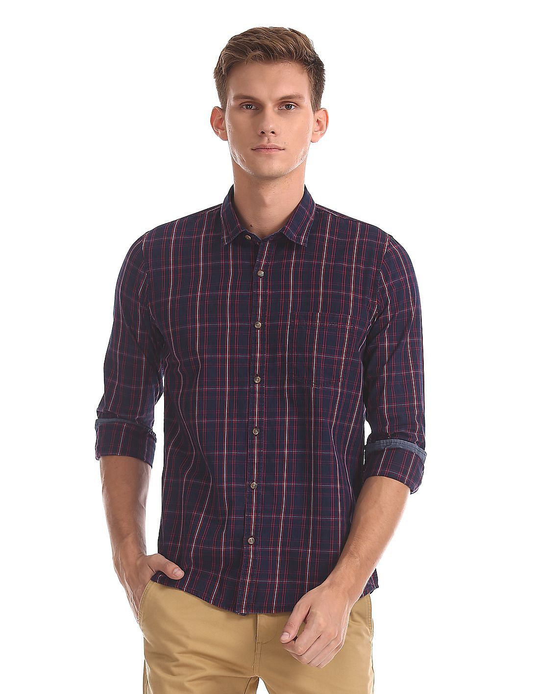 Buy Ruggers Long Sleeve Check Shirt - NNNOW.com