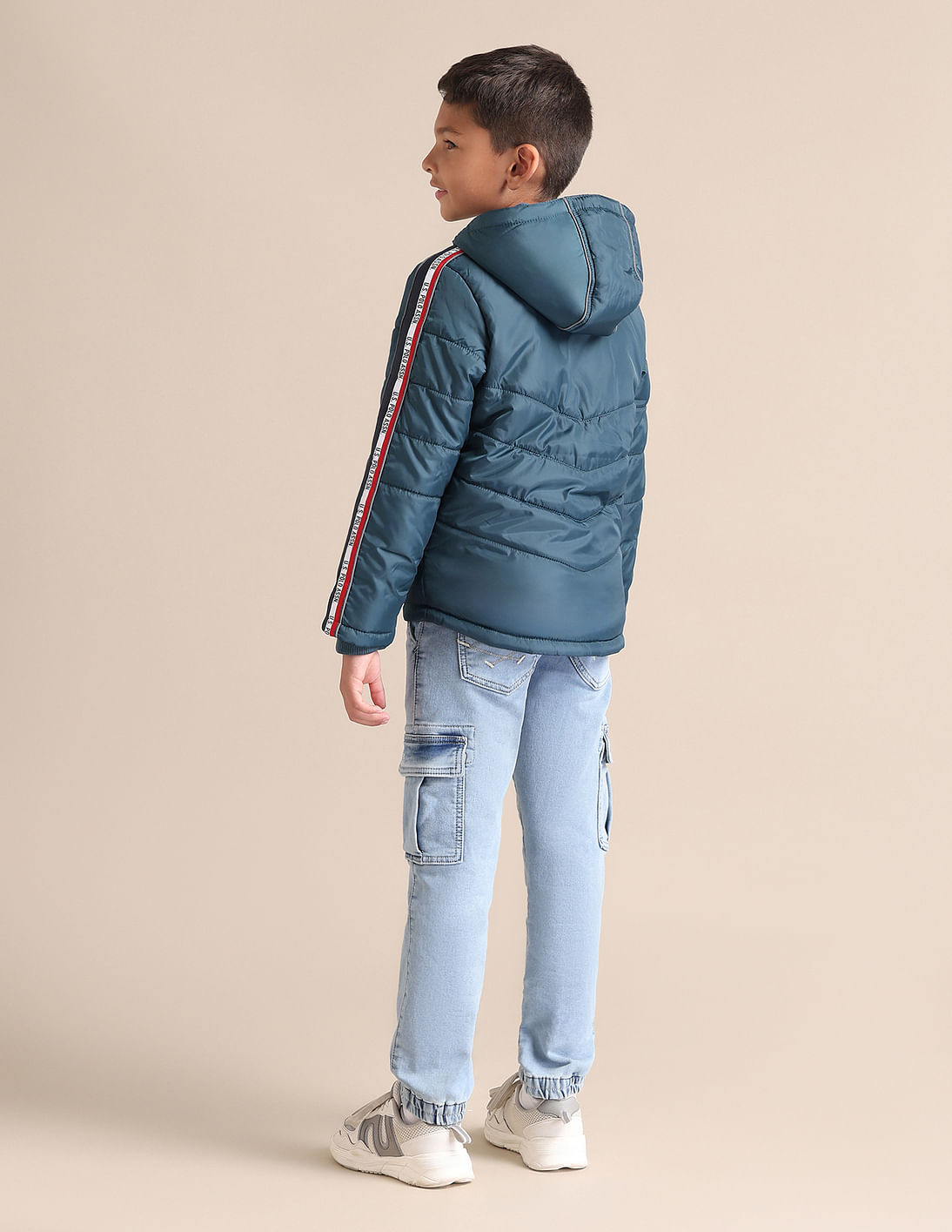 Buy U.S. Polo Assn. Kids Boys Solid Hooded Jacket - NNNOW.com