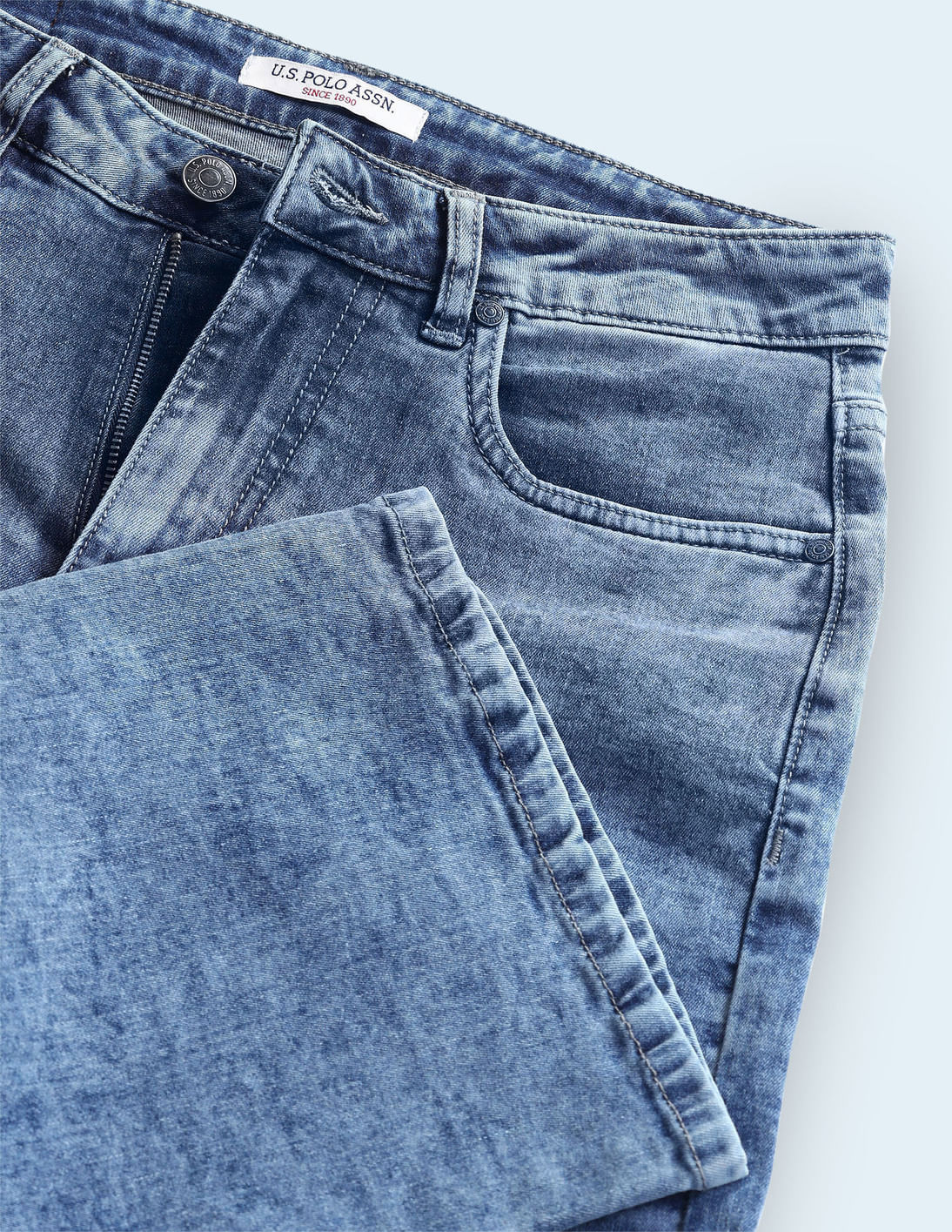 Buy U.S. Polo Assn. Women High Rise Wide Leg Jeans - NNNOW.com