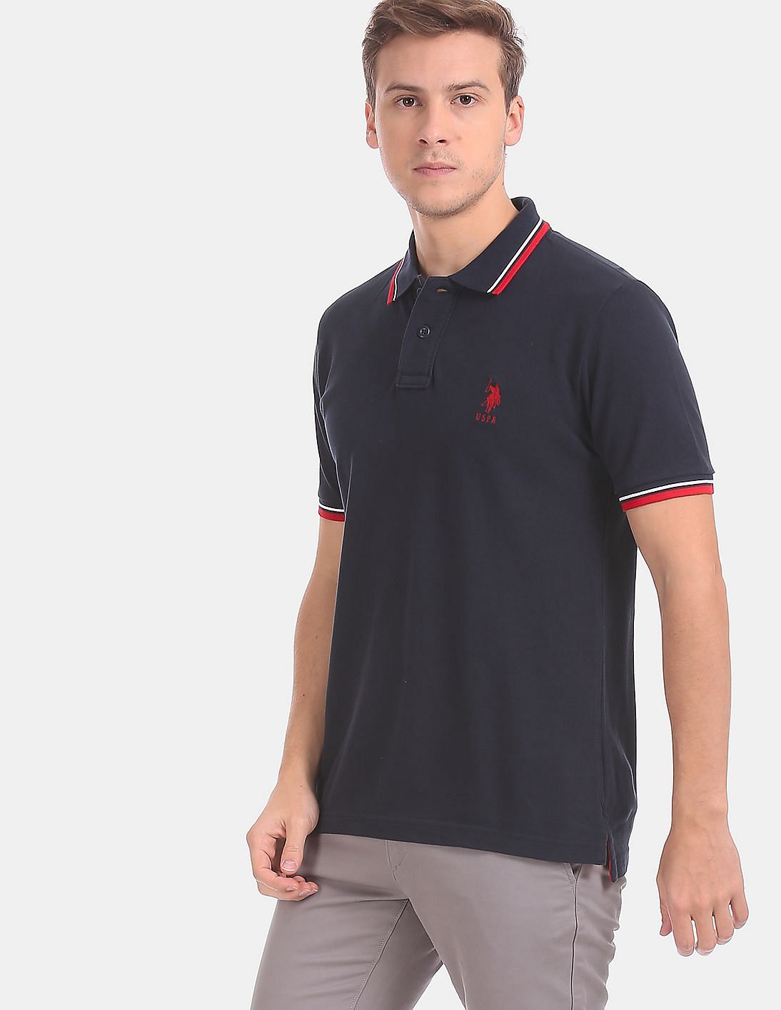 Buy U.S. Polo Assn. Solid Pique Polo Shirt - NNNOW.com
