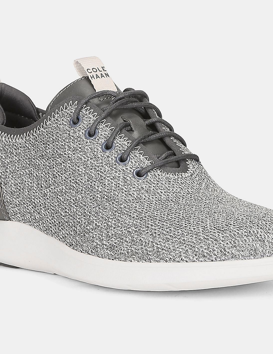 Buy Cole Haan Grey Grand Plus Essex Distance Knit Oxford