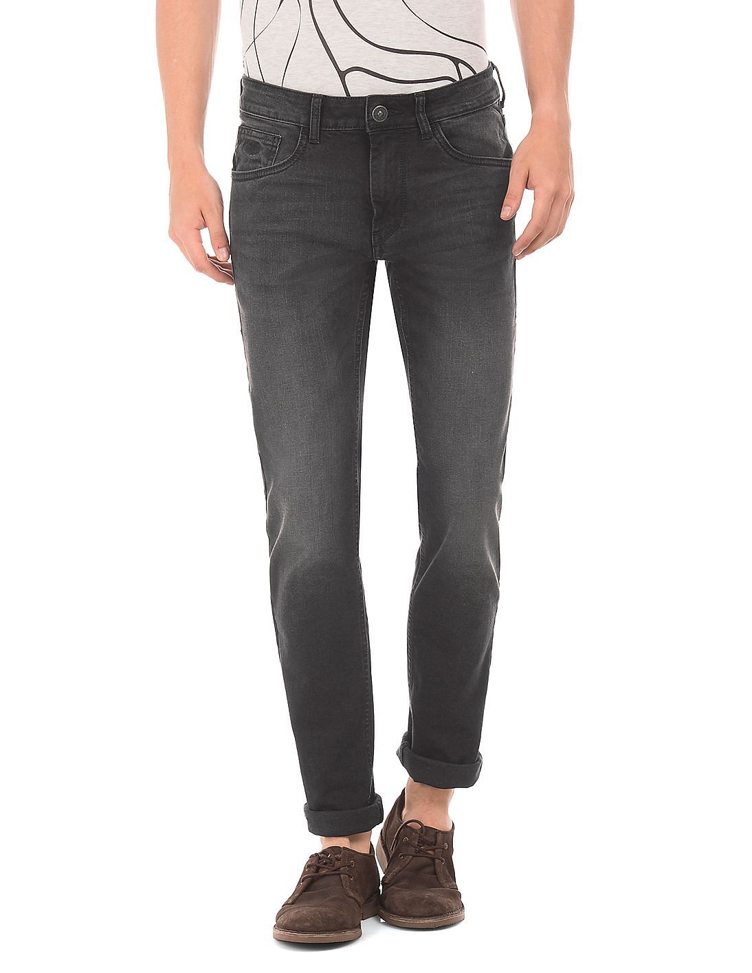 Buy Flying Machine Low Rise Stone Wash Jeans - NNNOW.com