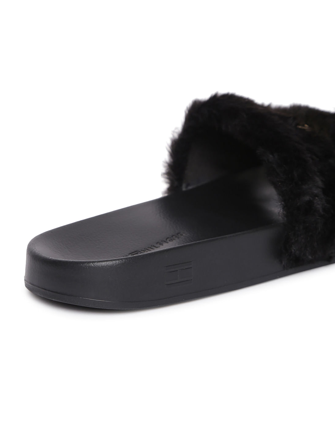 Buy Tommy Hilfiger Women Hilfiger Faux Fur Pool Slides NNNOW