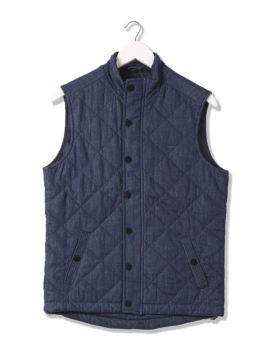 Buy Men Quilted Sleeveless Jacket online at