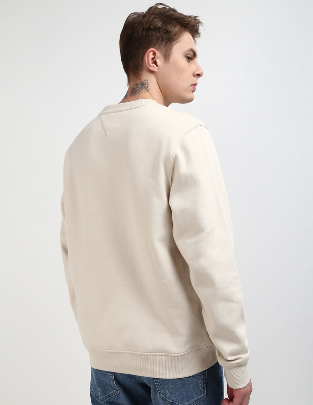 Buy Tommy Hilfiger Small Flag Crew Neck Sweatshirt - NNNOW.com