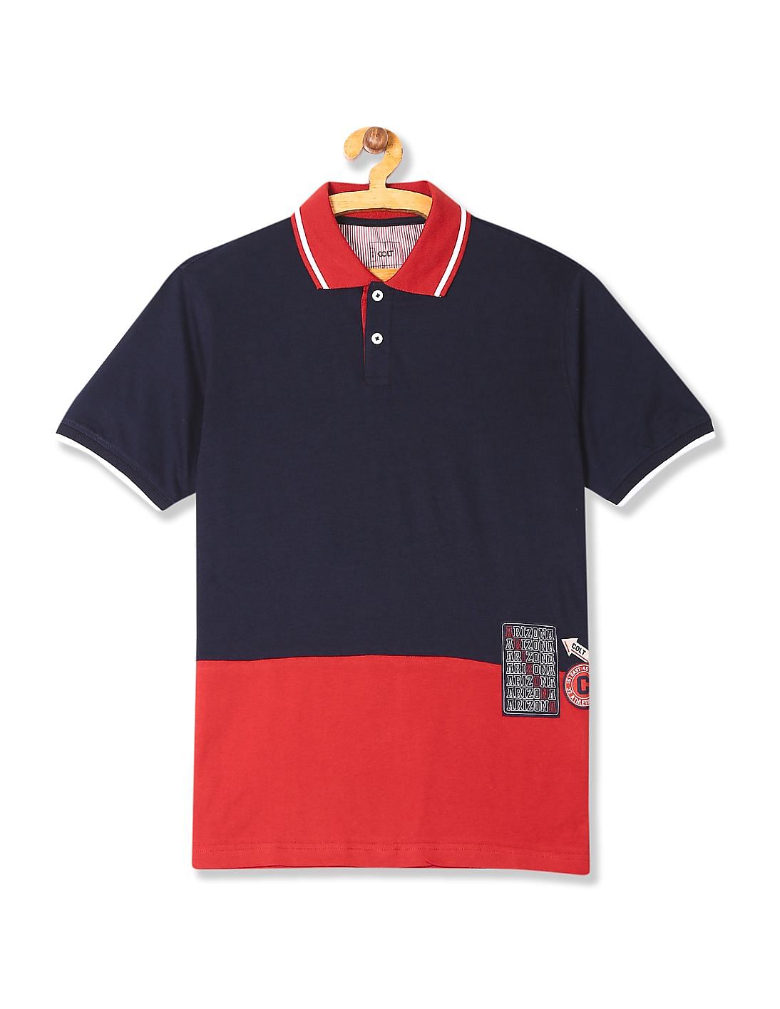 Buy Colt Short Sleeve Colour Block Polo Shirt - NNNOW.com