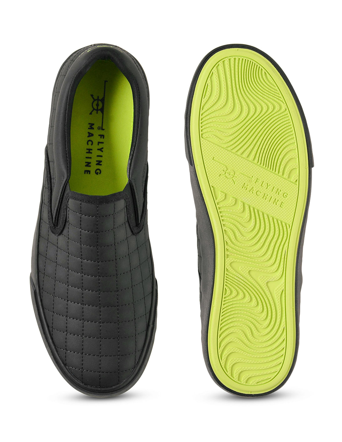 nuts ※プロフ読んでください Buy Flying Machine Men Textured Canvas Detroit Slip On Shoes